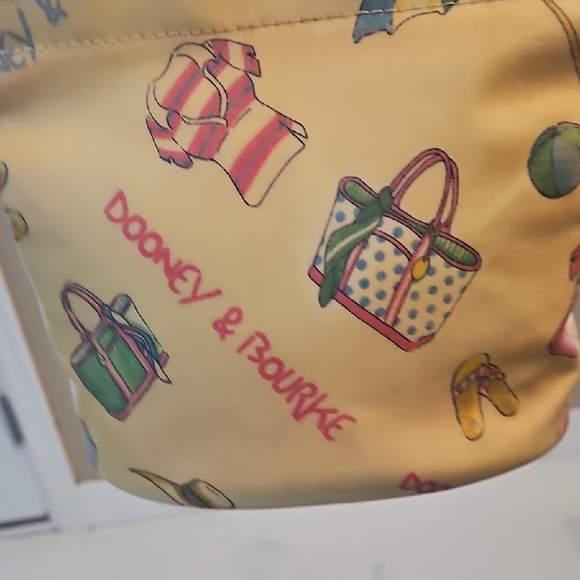 Dooney & Bourke Yellow Graphic Tote - Picture 5 of 11